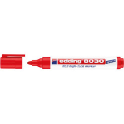Marqueur permanent HighTech-Marker 8030NLS rouge edding