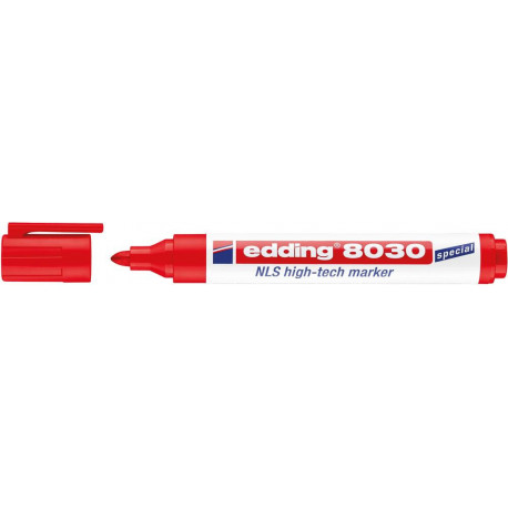 Marqueur permanent HighTech-Marker 8030NLS rouge edding