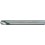 Foret à pointer CN, à queue cylindrique, angle de pointe 120°, en acier à coupe rapide à 5 % de cobalt, DIN 1835-B, surface sans revêtement, Ø h8 : 5 mm