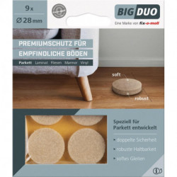 Tampon pour parquet BIGDUO 28mm Inh.9 St.