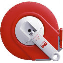Metre ruban 20mx13mm acier laqué blanc BMI