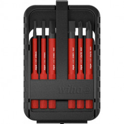 Trousse outils VDE slimBit electric PZ fente 6- Unités Wiha