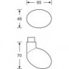 Poignée porte bouton 08 0804F69 matt ASL