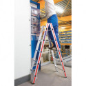 Escabeau 2x12 barreaux AH 4,10m