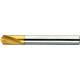 Foret à pointer CN, à queue cylindrique, 120°, en acier à coupe rapide à 5 % de cobalt, DIN 1835-B, surface avec revêtement TiN, Ø h8 : 10 mm