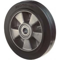 Roue caoutchouc 450kg 250mm