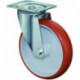 Roulette rouge 100 mm 125 KG