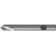 Foret à pointer CN en carbure monobloc, à queue cylindrique, 90°, surface sans revêtement, Ø h6 : 3 mm, Long. de goujure 12 mm, Long. totale 46 mm