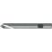 Foret à pointer CN en carbure monobloc, à queue cylindrique, 90°, surface sans revêtement, Ø h6 : 6 mm, Long. de goujure 16 mm, Long. totale 66 mm