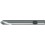 Foret à pointer CN en carbure monobloc, à queue cylindrique, 90°, surface sans revêtement, Ø h6 : 8 mm, Long. de goujure 21 mm, Long. totale 79 mm