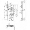 Serrure à mortaiser 55/78/WC/ DL/20 rd NiSi/N/KK/FS