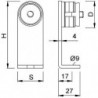 KWS 8395 Support d'extrémité Ø 35 x 15 mm Serie WS2
