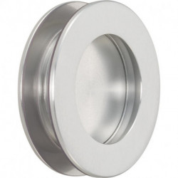 KWS 5254 Poignée encastrée Ø 65 mm pour porte vitrée Alu argentfarbig anodisé