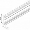 Panneau à clipser HELM ME, effet inox anodisé, longueur 2500 mm