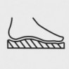 Sabot 37329. OB. A. E. FO. SRC. blanc. Taille 44 Abeba