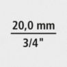 Réduction douilles Unités-set 1/4 -3/4 - 7 Unités KS Tools