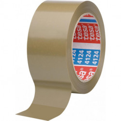 Ruban adhesif PACK 4124 PVC 50mmx66m chamois tesa (Par 6)