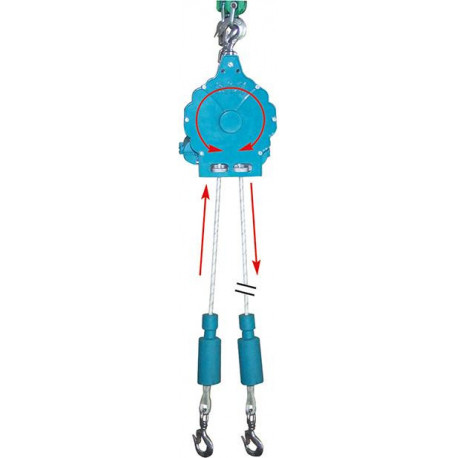Treuil de levage capacité 90kg 230 V - Cable 50 m 8 mm