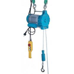 Treuil de levage capacité - 150kg 230 V - Cable 50 m 8 mm