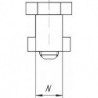 Pince de tension Exzenter pour T-Nut 22 MITEE-BITE
