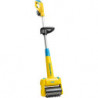 MultiBrush li-on Système de Nettoyage de terrasse à Batterie, Jaune/Bleu (Sans batterie)