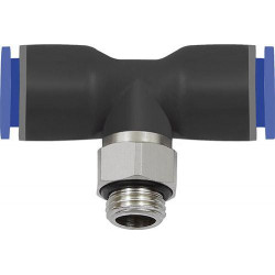 Connecteur enfichable en T - G 1/2 a Tuyau-Ř 10 RIEGLER