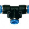 Connecteur enfichable en T-Ø 2x8mm/ 1x6mm RIEGLER