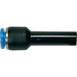 Connecteur enfichable droit Ø8 Bouchon mamelon 12mm RIEGLER