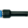 Connecteur enfichable droit Ø8 Bouchon mamelon 12mm RIEGLER
