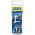 Rivets Universal Ř 48 x 20mm incl. Foret 50 Unités Blister Rapid