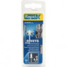Rivets Universal Ř 48 x 20mm incl. Foret 50 Unités Blister Rapid