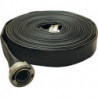 Tuyau plat polyvalent Syntex universel noir, caoutchouté C/52 m. raccord 15m OSW