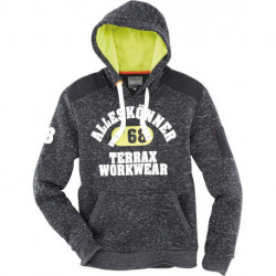 Sweat à capuche en tricot Taille L citron vert
