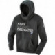 Sweat à capuche Taille XL noir/azur