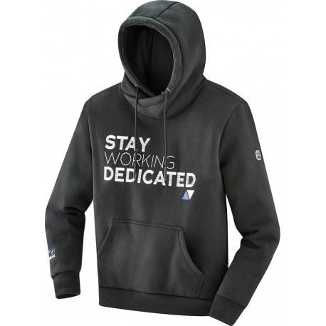 Sweat à capuche Taille 2XL noir/azur