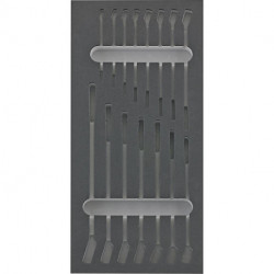 Module d'outils 1/3 vide pour clé mixte FORTIS