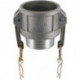 Raccord Kamlok Typ B DN32. AG 1.1/4". Alu