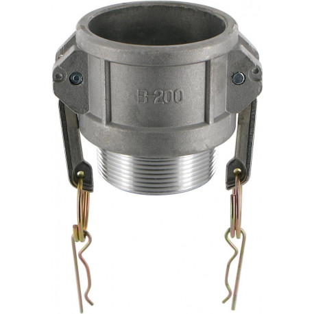 Raccord Kamlok Typ B DN125. AG 5". Alu