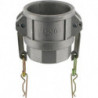 Raccord Kamlok Typ D DN65. IG 2.1/2". Alu