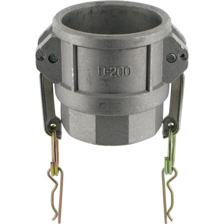 Raccord Kamlok Typ D DN100. IG 4". Alu