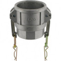 Raccord Kamlok Typ D DN200. IG 8". Alu
