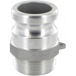 Raccord Kamlok mâle Typ F DN20. AG 3/4". Alu