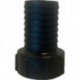Raccord de bidon IBC avec buse rainurée. PP.IBC IG 2" (S60x6) -1/2". 13mm