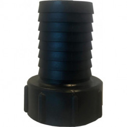 Raccord de bidon IBC avec buse rainurée. PP.IBC IG 2" (S60x6) -3/4". 19mm