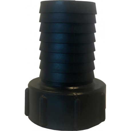 Raccord de bidon IBC avec buse rainurée. PP.IBC IG 2" (S60x6) -1.1/2". 32mm