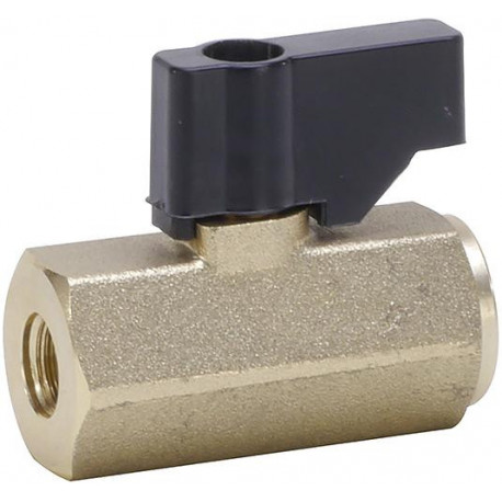 Robinet à bille Mini BR 93700 -IG/IG G 1/8 PN 12 Aluminium BEE