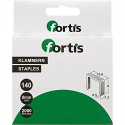 Agrafes 12 mm a 2000 Unités FORTIS