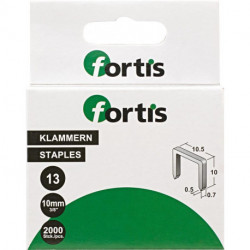 Agrafes 10 mm a 2000 Unités FORTIS