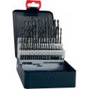 Set Foret hélicoidal DIN338 HSS forgés Typ N 6-10mm FORTIS (Par 5)