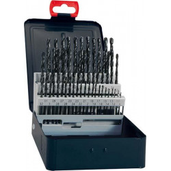 Set Foret hélicoidal DIN338 HSS forgés Typ N 1-59mm FORTIS (Par 5)